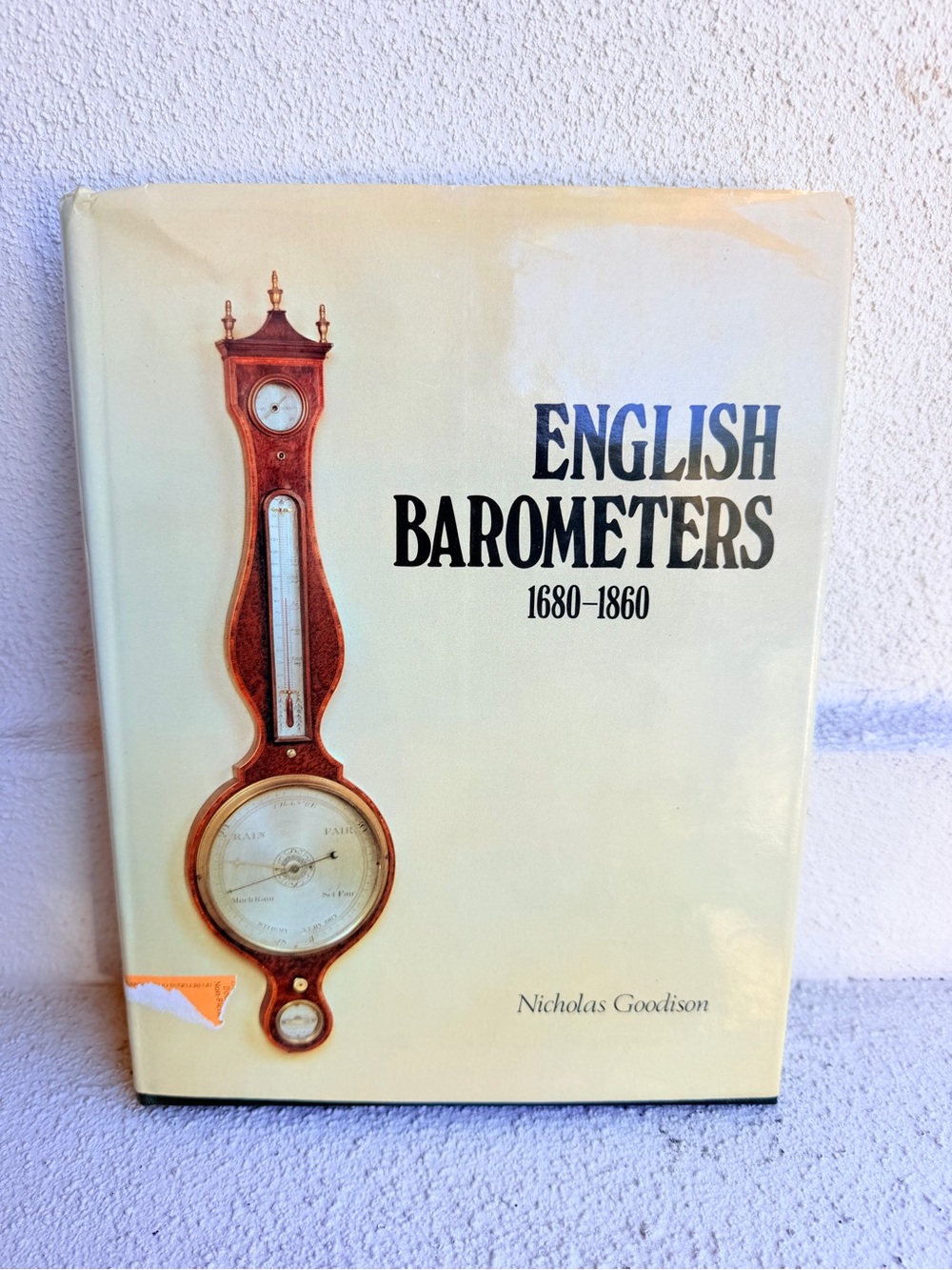 English Barometers 1680-1860 Hardcover Book - Illustrated Cover